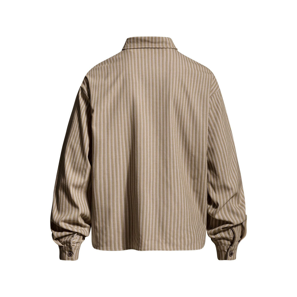Stripe Long Sleeve Collar Shirt
