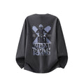 Men's Vintage Heavyweight Cotton Long Sleeve Crew Neck T-Shirt