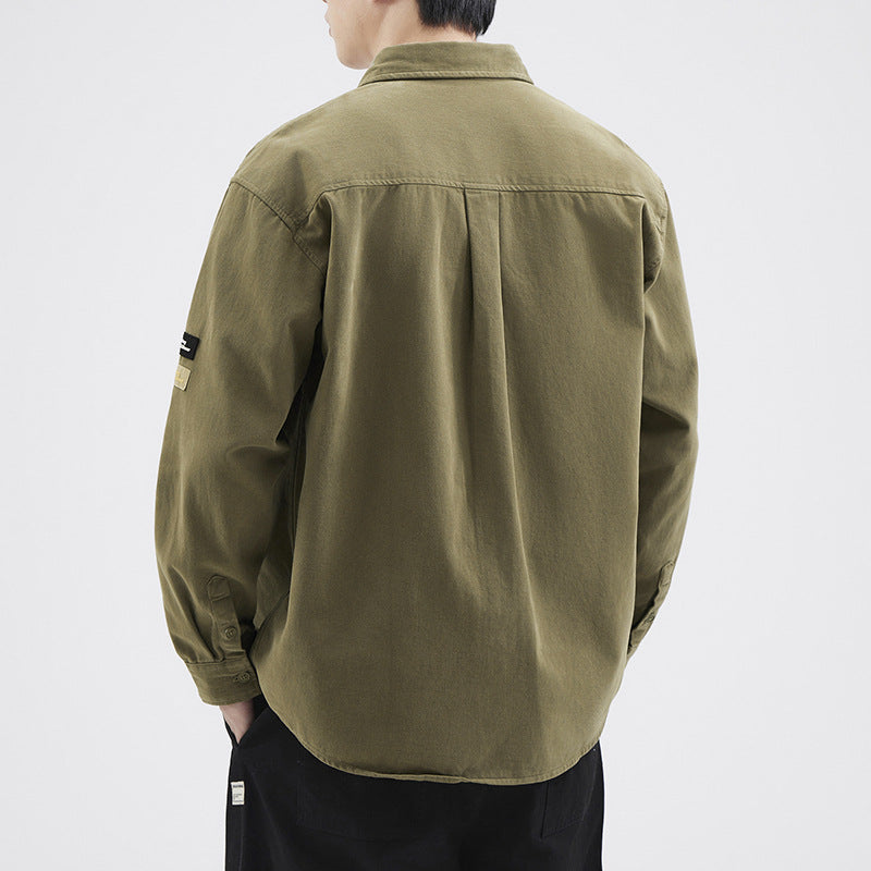 Men's Long Sleeve  Casual Workwear Shirt