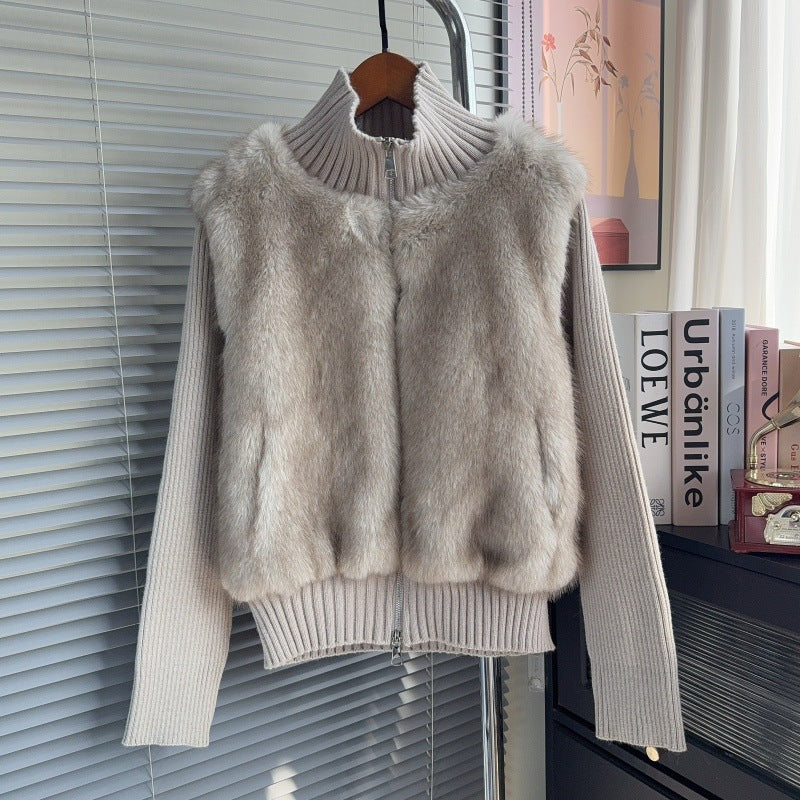 Collar cardigan sweater