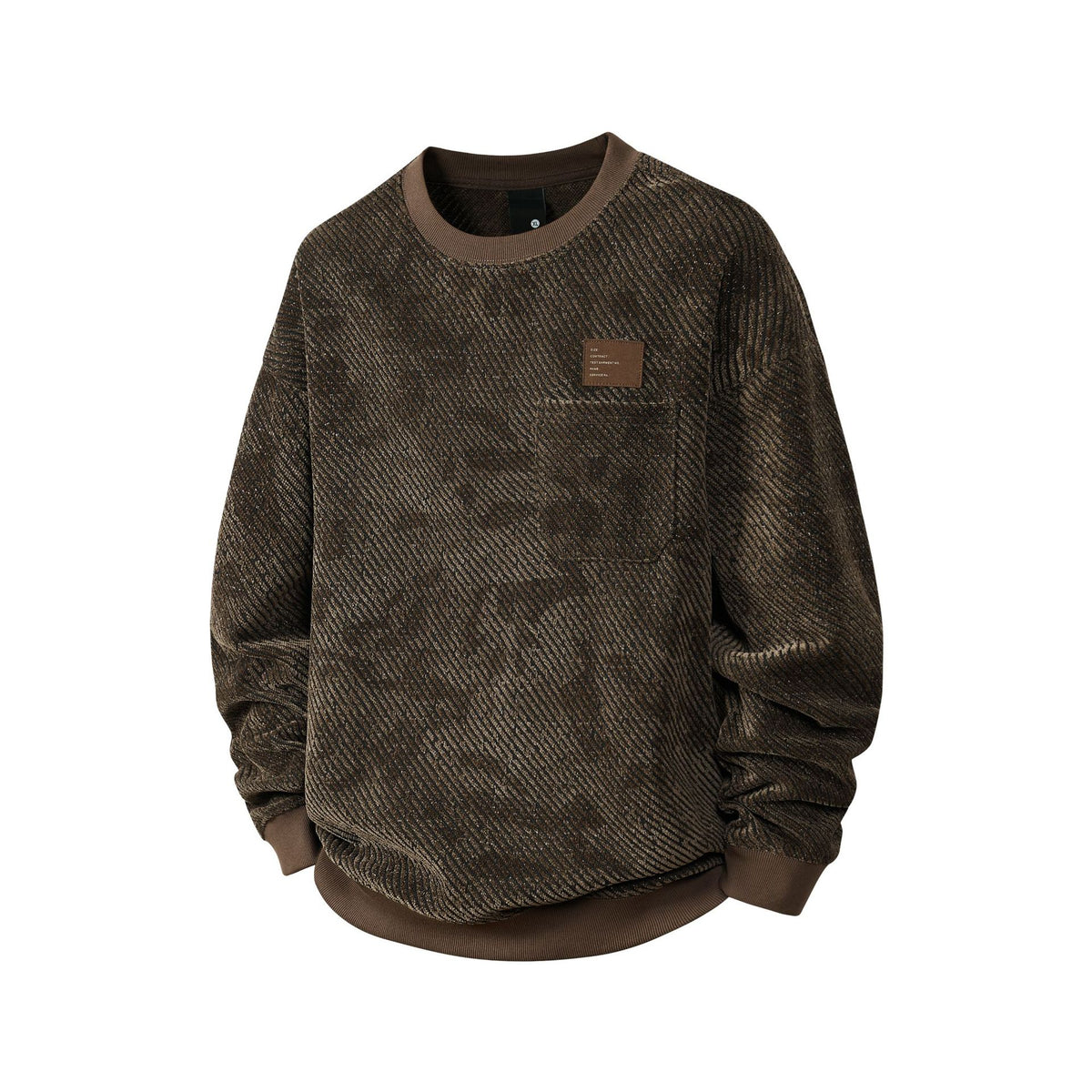 Men's Casual Long Sleeve Crew Neck Sweatshirt