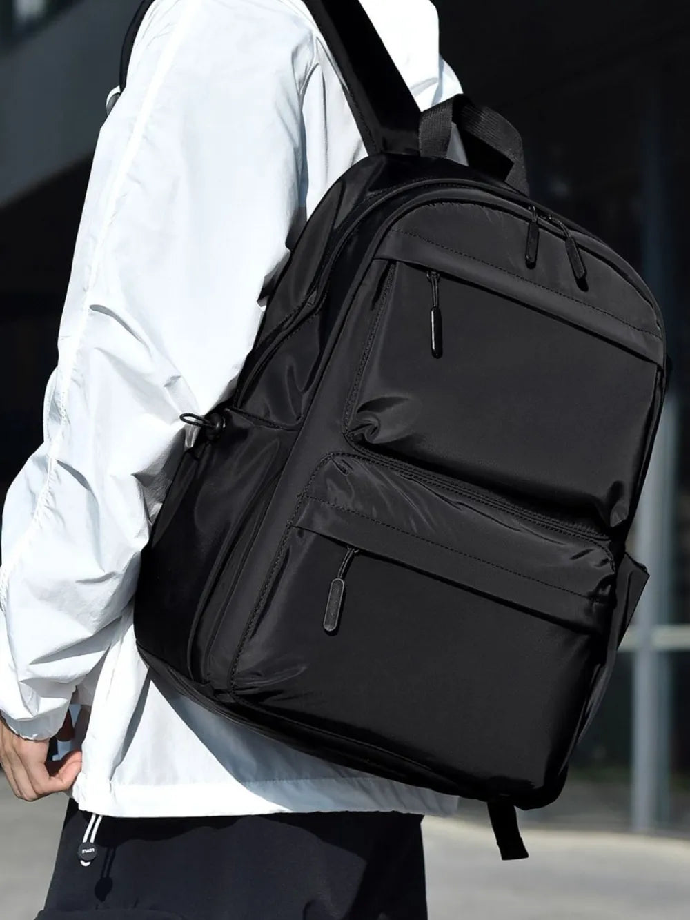 Multi Pocketed Adjustable Strap Backpack Bag