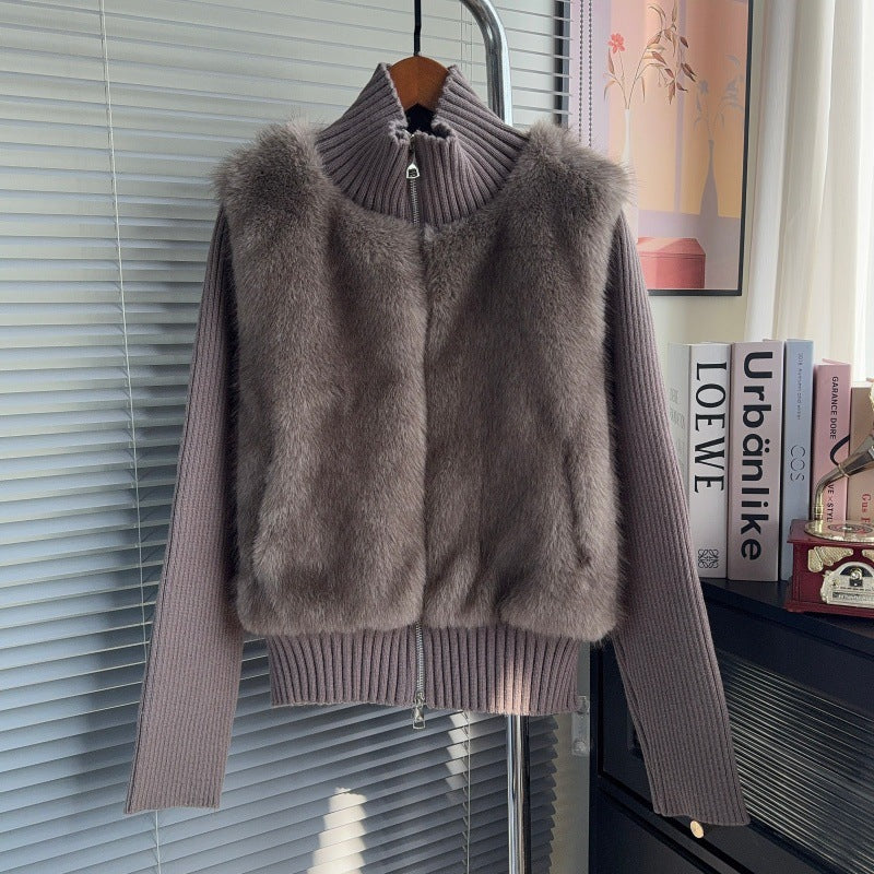 Collar cardigan sweater