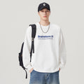 Retro Style Letter Print Long Sleeve Round Neck Men's T-Shirt