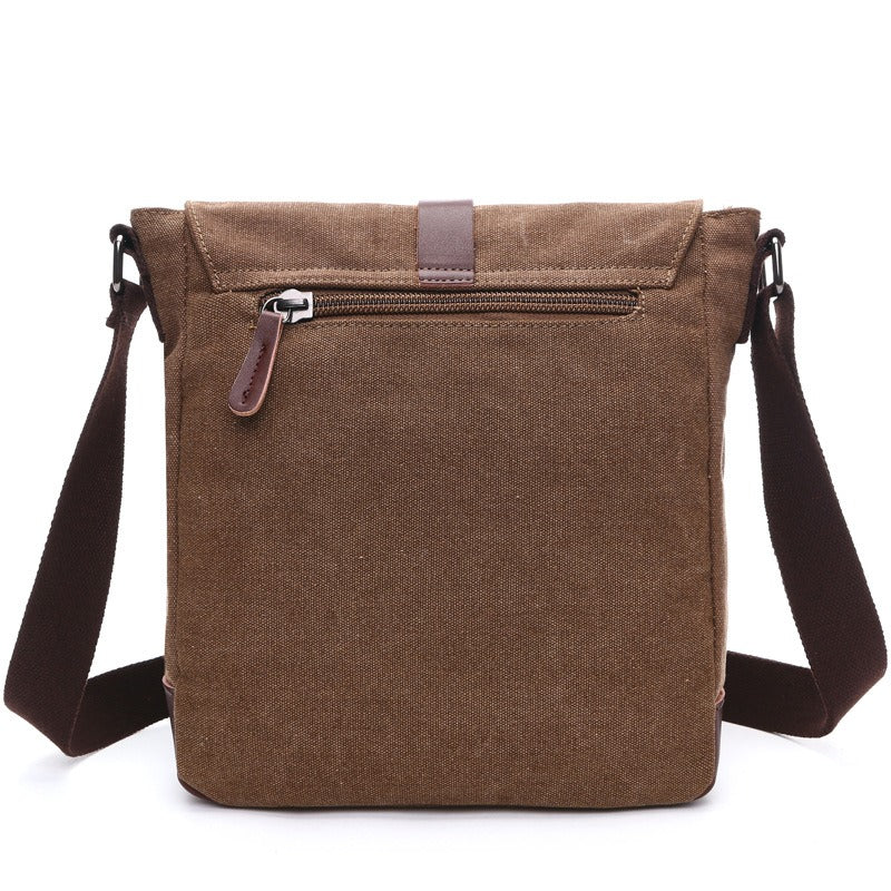 Men Business Messenger Bags For Men Shoulder Bag vintage Canvas Crossbody Pack Retro Casual Office Travel Bag