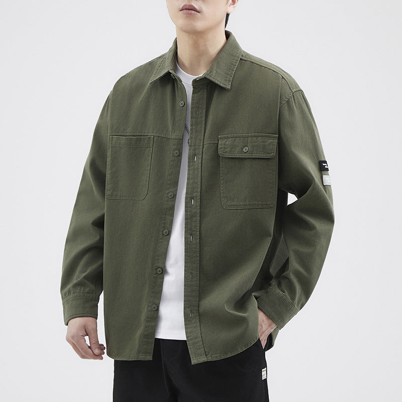 Men's Long Sleeve  Casual Workwear Shirt