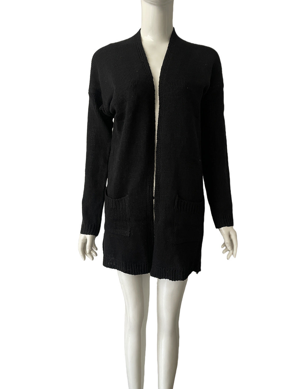 Long sleeved cardigan sweater