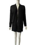 Long sleeved cardigan sweater