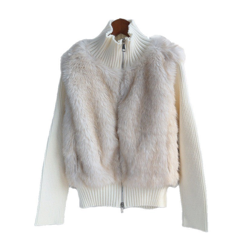 Collar cardigan sweater