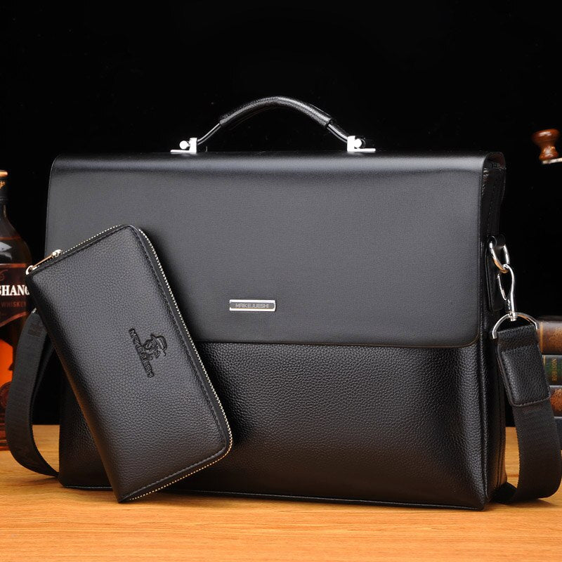 WEIXIER Brand Men High Quality Microfiber Synthetic Leather Tote Fashion Male Bag Messenger Business Handbag Laptop Shoulder Bag