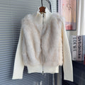 Collar cardigan sweater