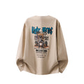 Men's Printed Long Sleeve Crew Neck T-Shirt