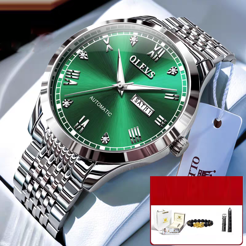 Men's Watch Men's Mechanical Watch Fully Automatic Simple Wind Waterproof Night Light Watch