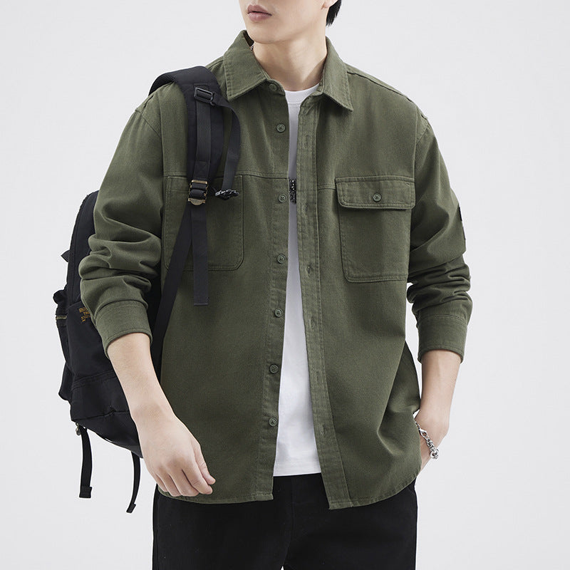 Men's Long Sleeve  Casual Workwear Shirt